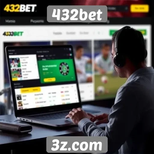 Análise das funcionalidades do site 432bet