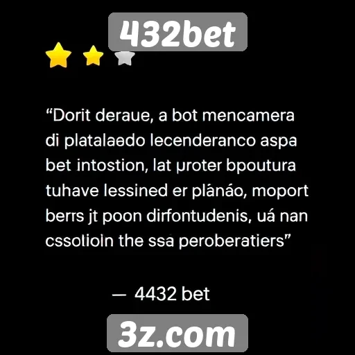 Avaliações de usuários sobre o 432bet